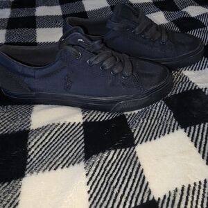 Polo by Ralph Lauren Kids sz1 Dark Blue Canvas Sneakers